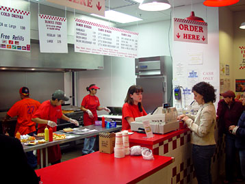 Ordering at Five Guys